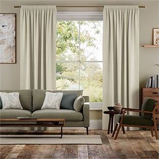 Paleo Linen Vintage Cream Curtains thumbnail image